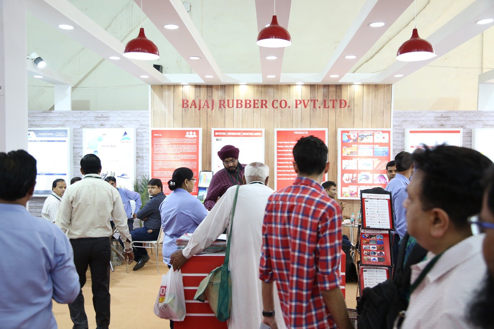 Exhibition hall activity.