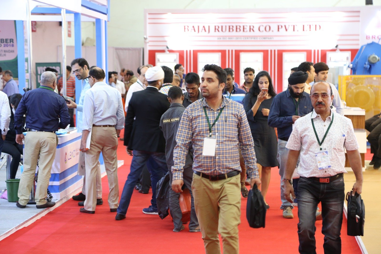 Rubber industry trade exhibition.